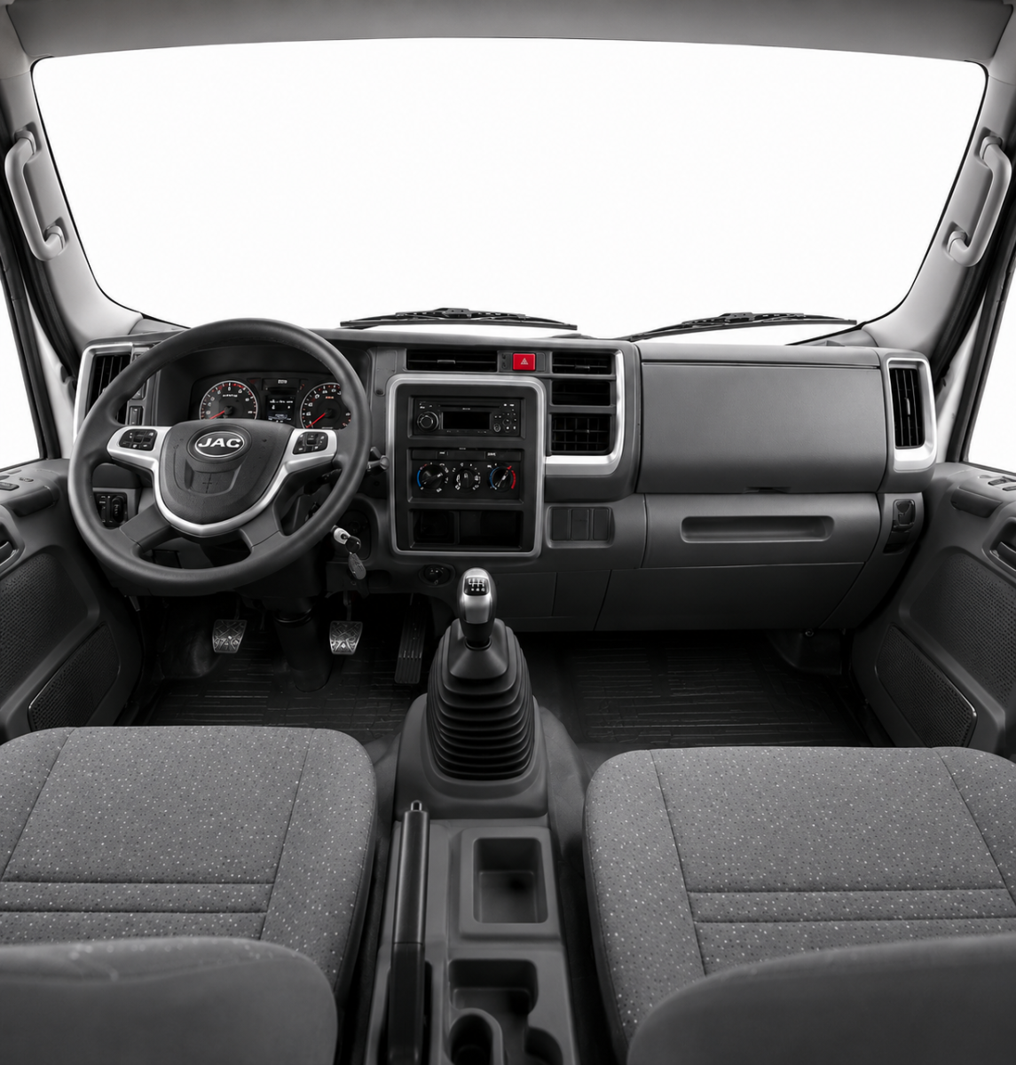 NỘI THẤT XE TẢI JAC N750 PLUS E5A THÙNG BẠT 7.4 TẤN
