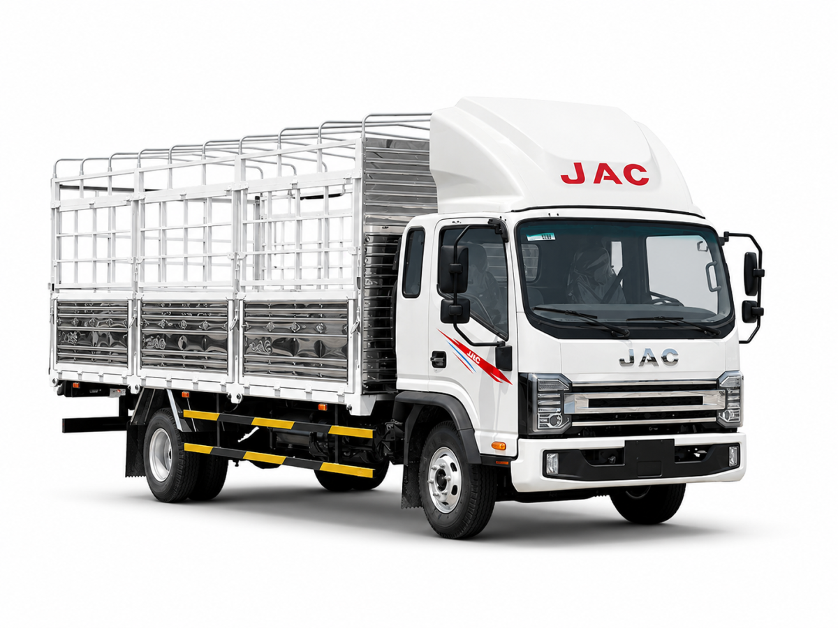 XE TẢI JAC N750 PLUS E5A THÙNG BẠT 7.4 TẤN
